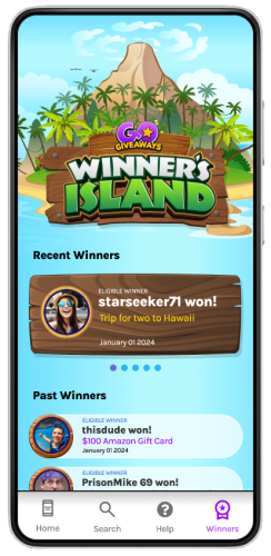 Winners Showcased on Winner's Island